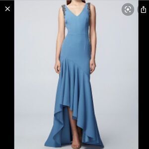 NWT David Meister High Low Gown